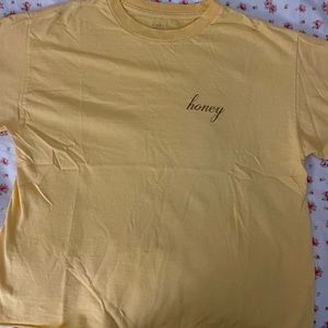 2016 Brandy Melville (John Galt) Yellow “Honey” T-Shirt